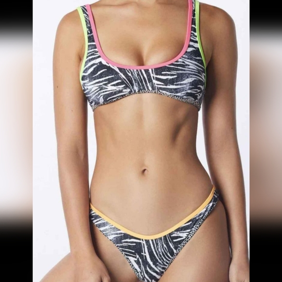 Its Now Cool - zebra bikini set - Picture 1 of 4